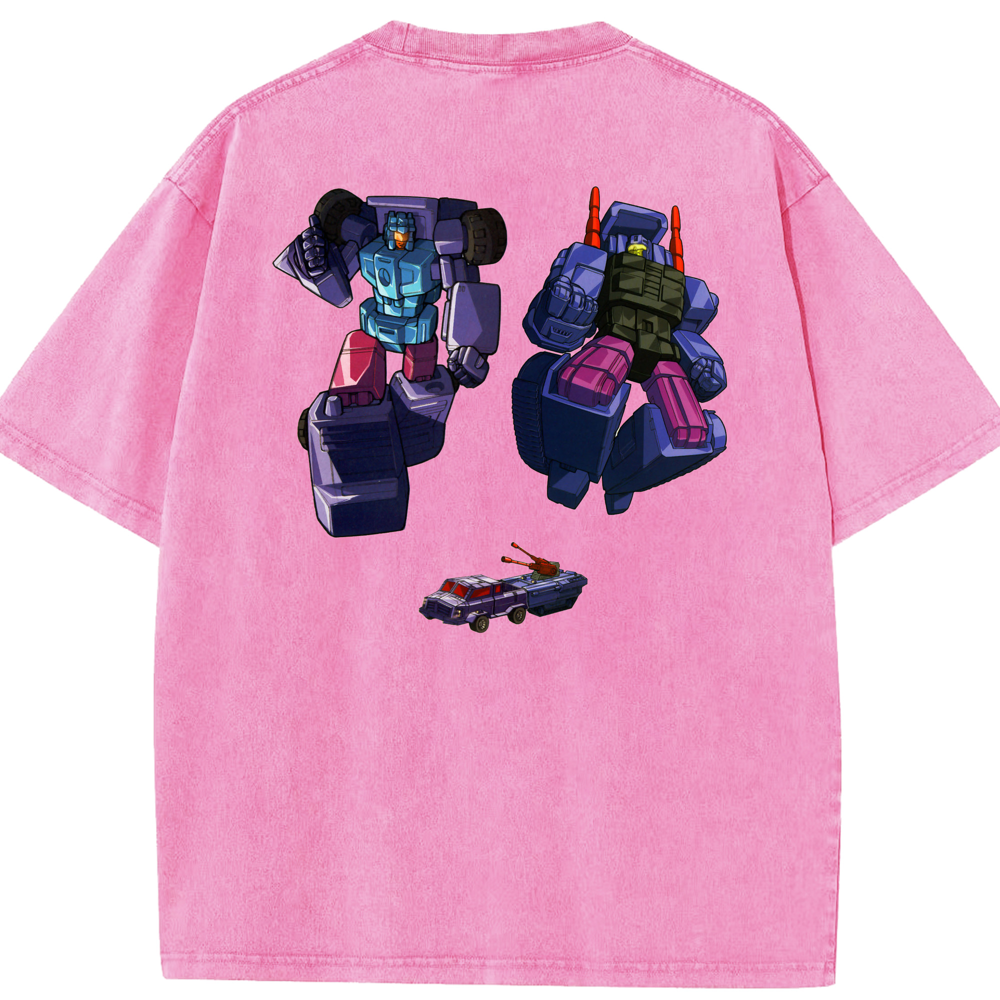 （画像用）  綿100% ヴィンテージ風 半袖Tシャツ（背面プリント）